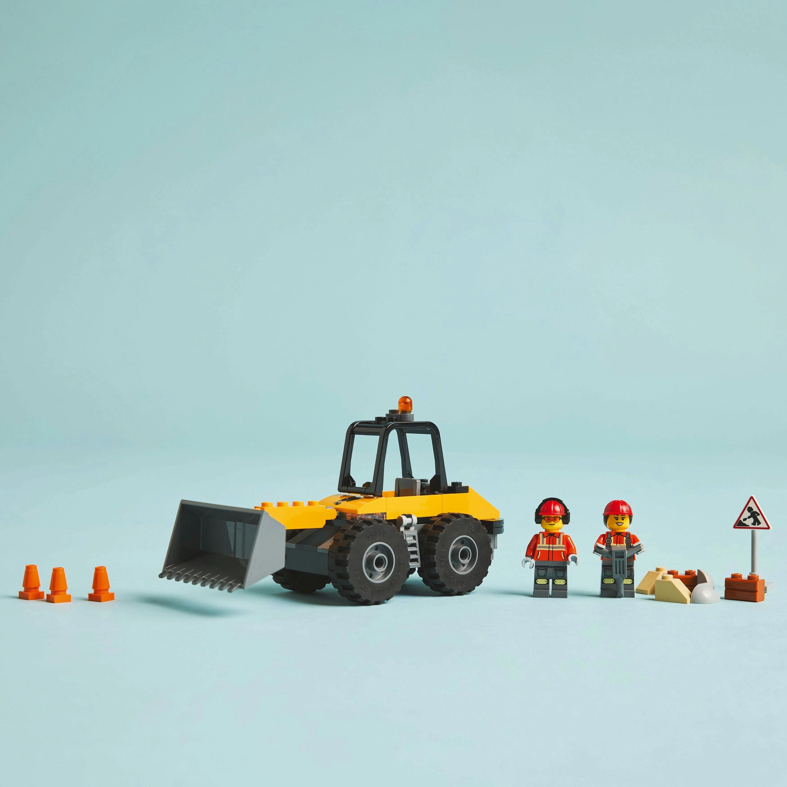 Lego City 60450 Yellow Construction Wheel Loader Playset for Ages 4 