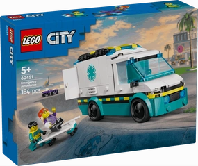Lego City 60451 Emergency Ambulance Playset for Ages 5 and Up