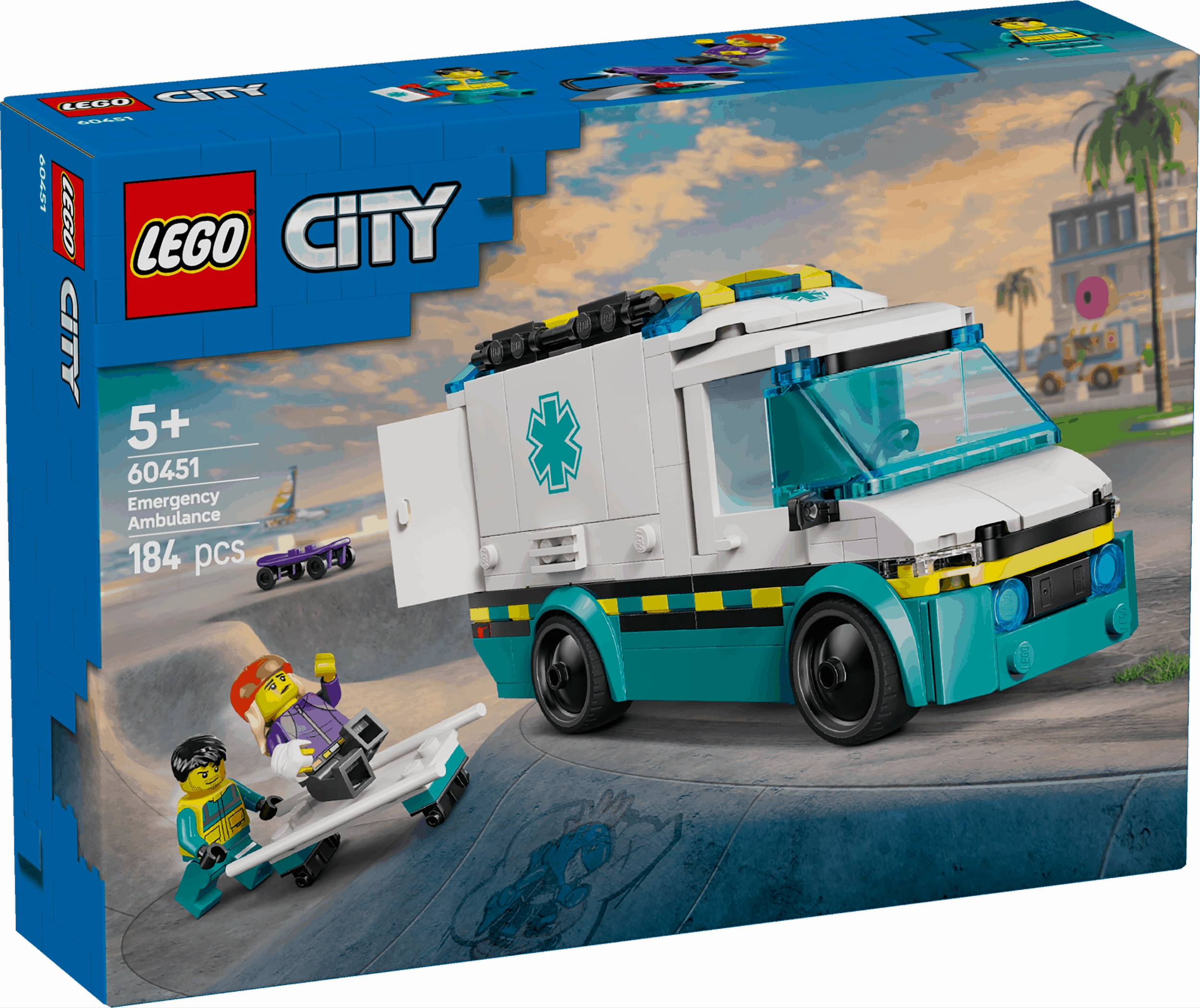 Lego City 60451 Emergency Ambulance Playset for Ages 5 and Up