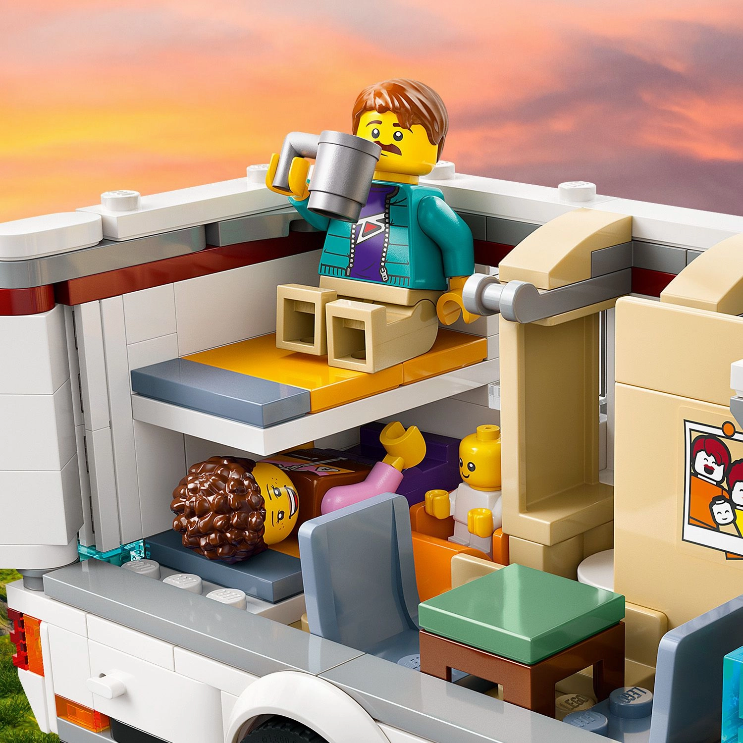 Lego City 60454 Holiday Adventure Camper Van Playset for Ages 6 and Up