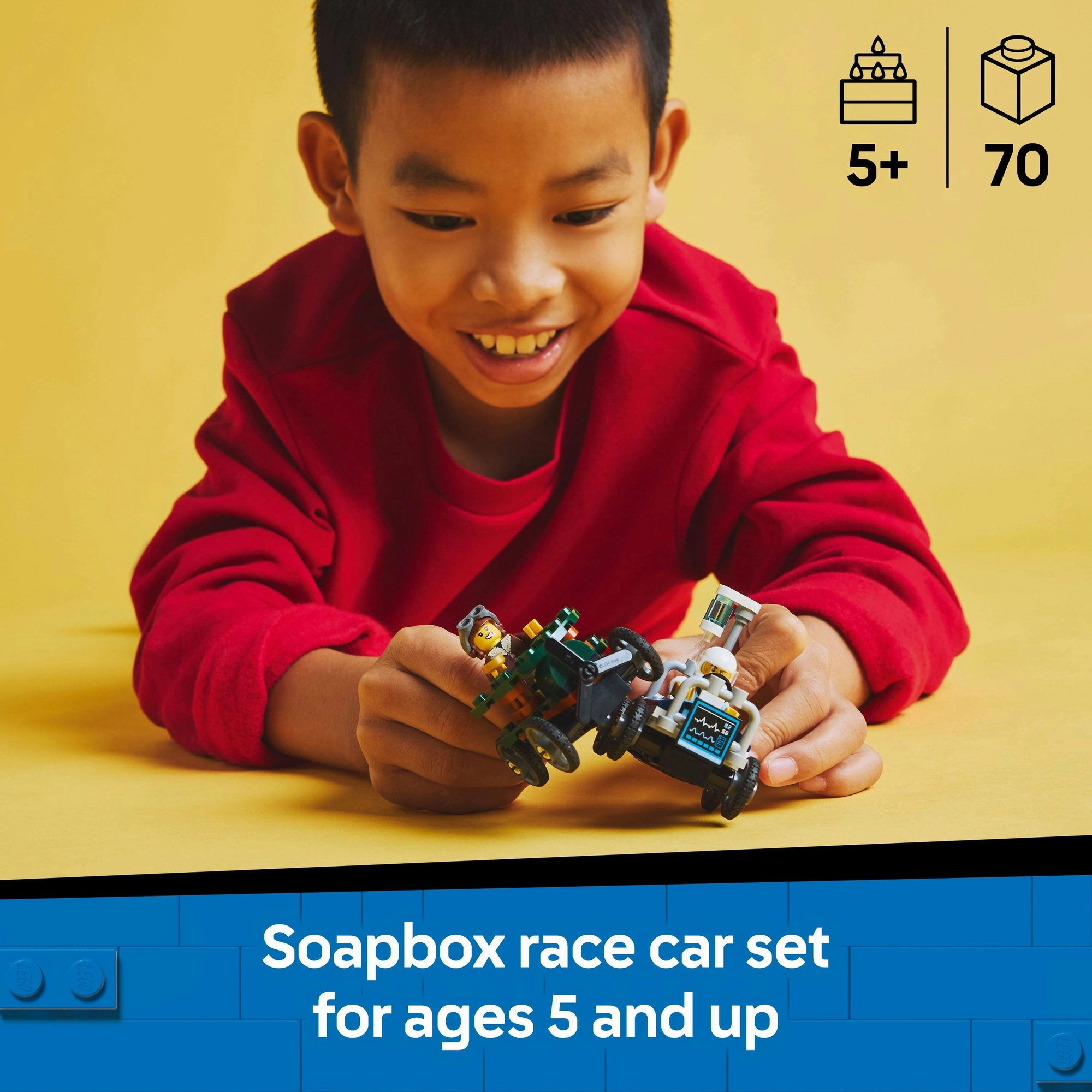 Lego City 60459 Airplane Vs. Hospital Bed Race Car Pack for Ages 5 