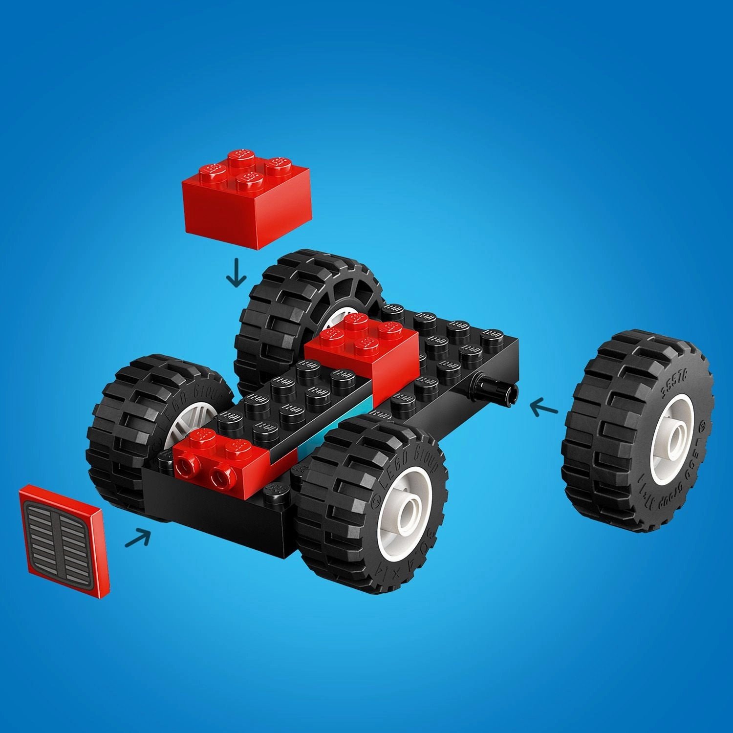 Lego City 60461 Red Farm Tractor with Trailer & Sheep for Ages 4 & Up