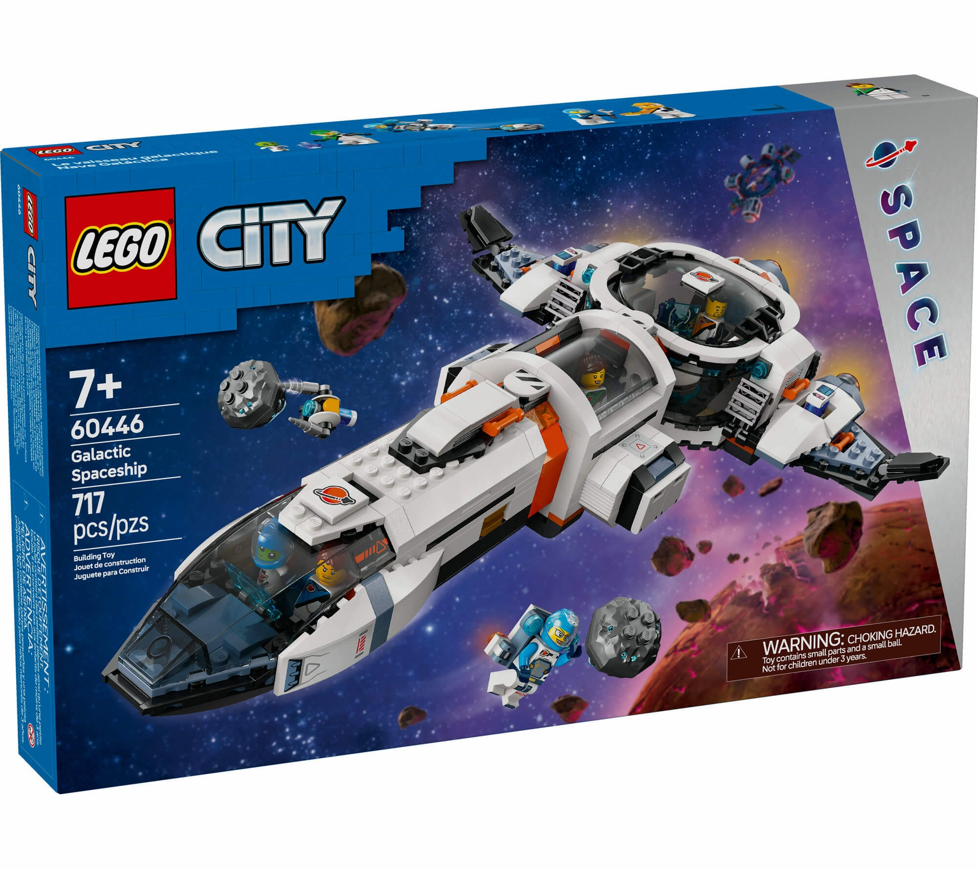 LEGO City 717pc Modular Galactic Spaceship Building Set - Interstellar Adventures Await!