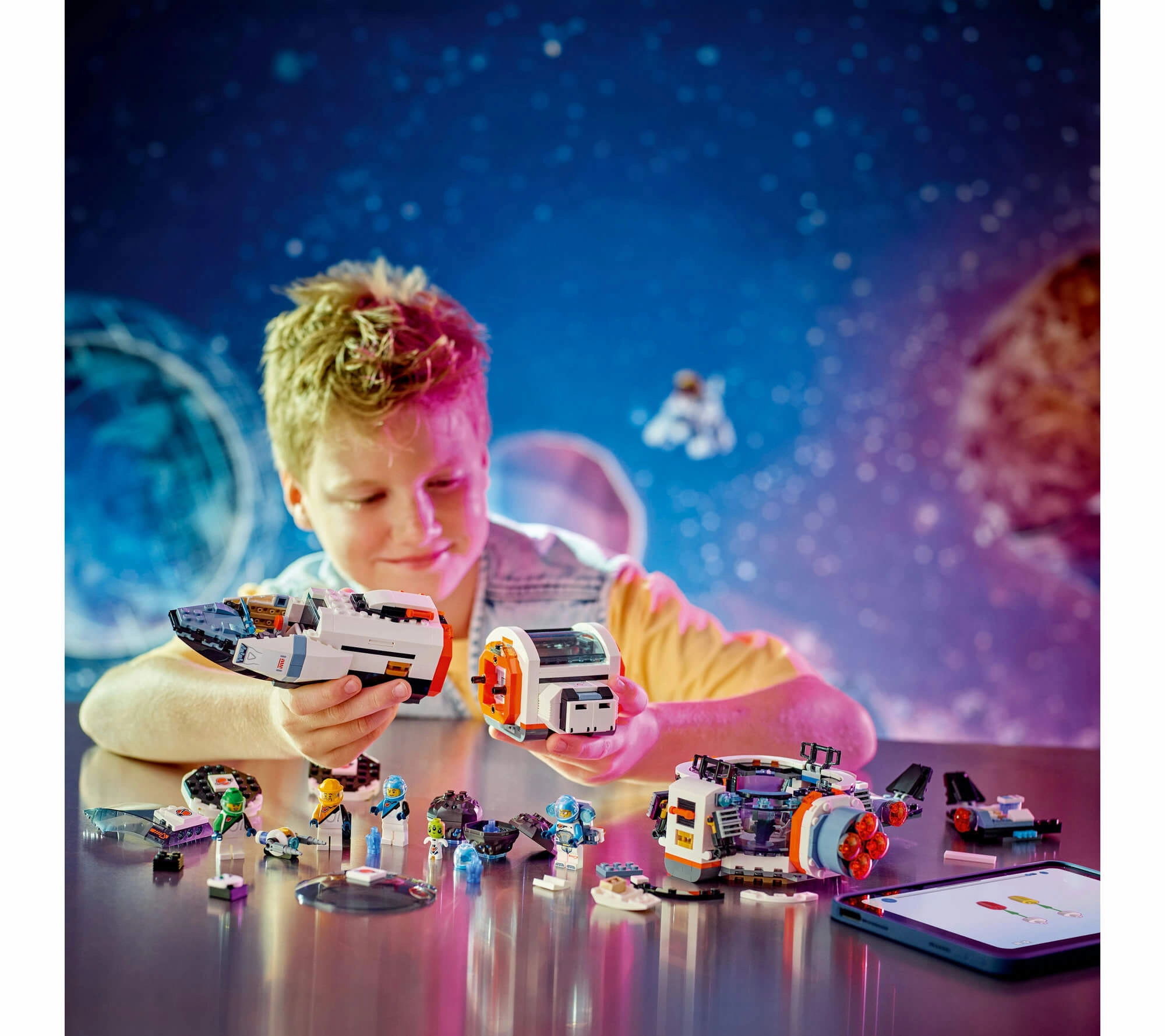 LEGO City 717pc Modular Galactic Spaceship Building Set - Interstellar Adventures Await!