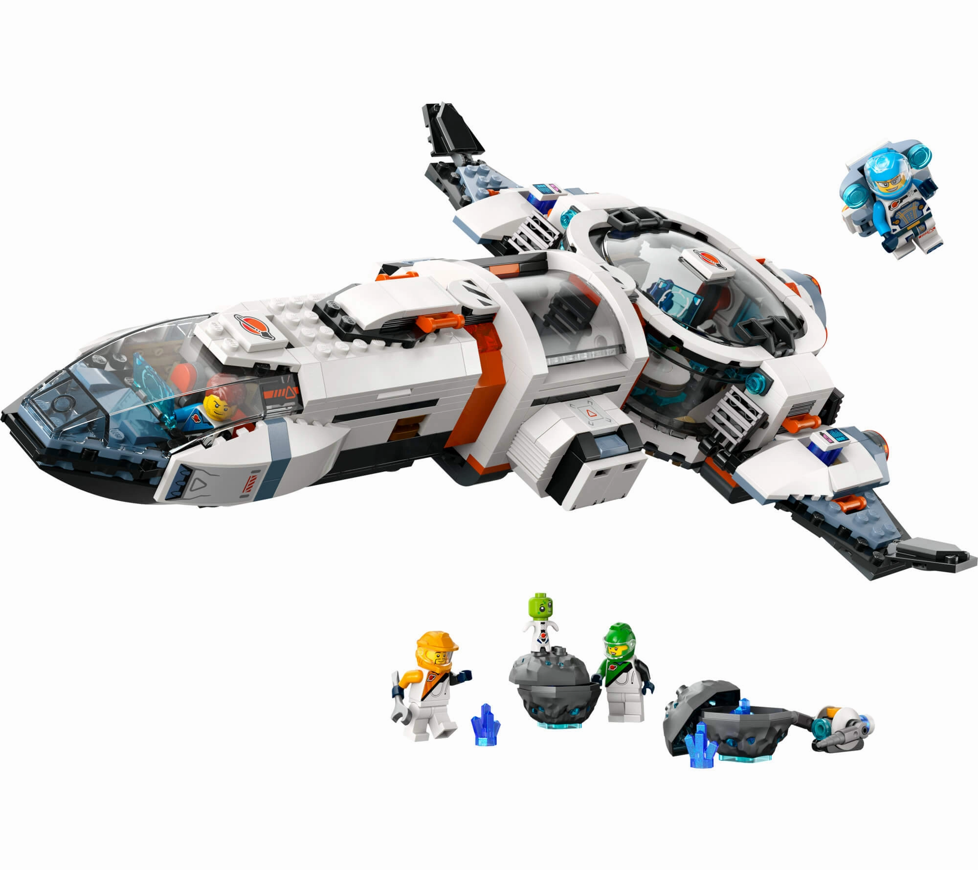 LEGO City 717pc Modular Galactic Spaceship Building Set - Interstellar Adventures Await!