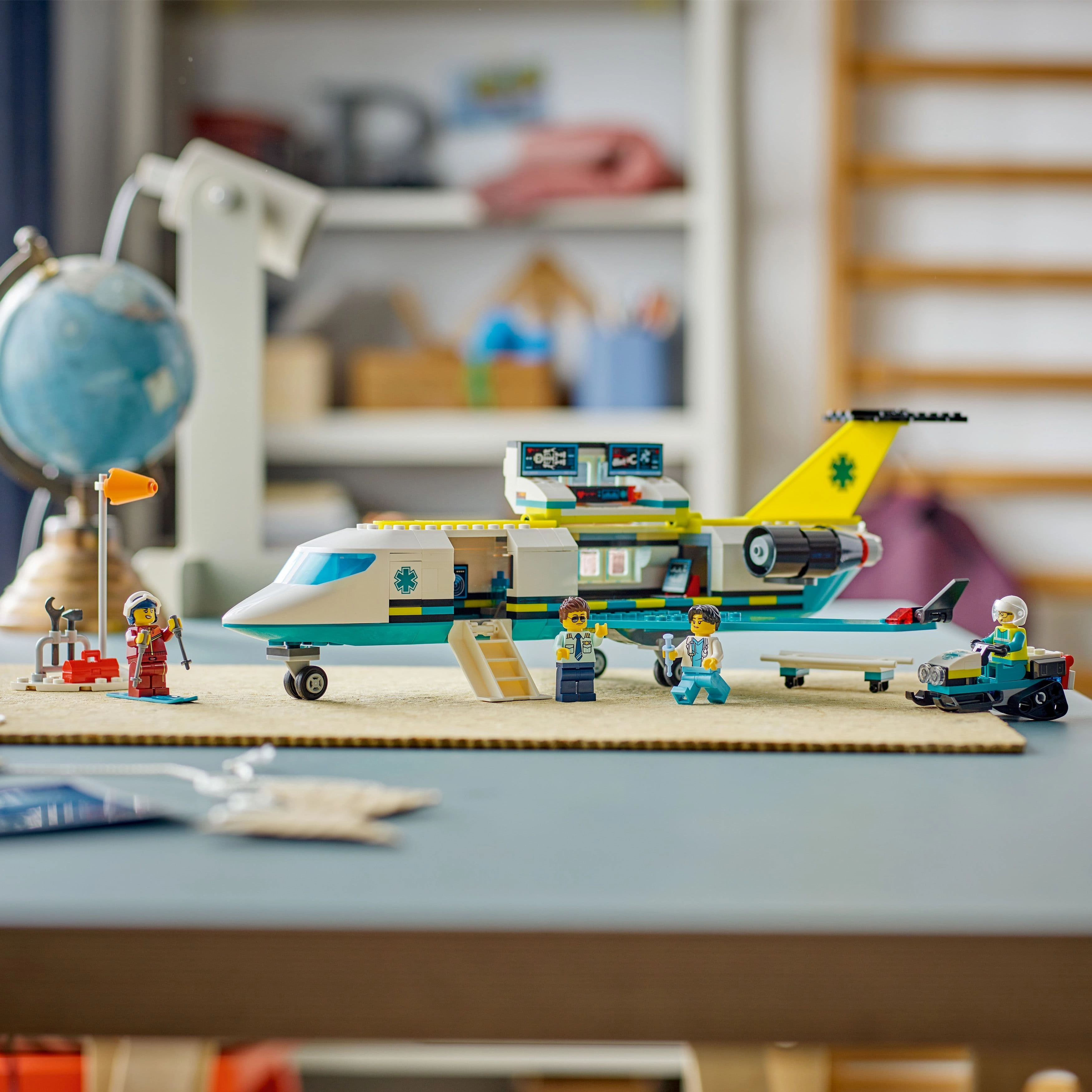 Lego City Big Vehicles 60465 Emergency Air Ambulance Plane for Ages 6 