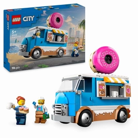 LEGO City Donut Truck Playset Vendor Vehicle Building Kit For Ages 5 