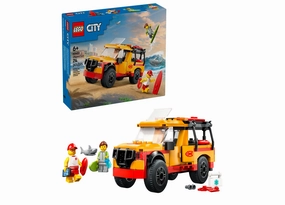 LEGO City Lifeguard Beach Rescue Truck Building Set 60453, 214 Pieces