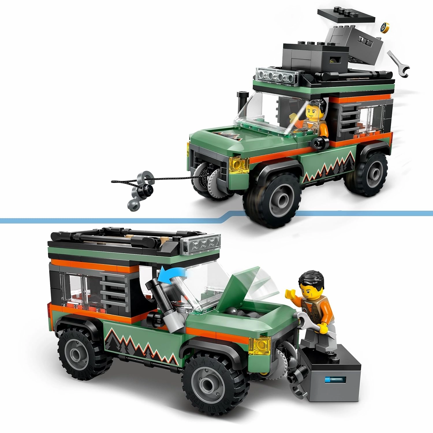 LEGO City Off-Road 4x4 Mountain Truck Adventure Building Kit For Ages 6 