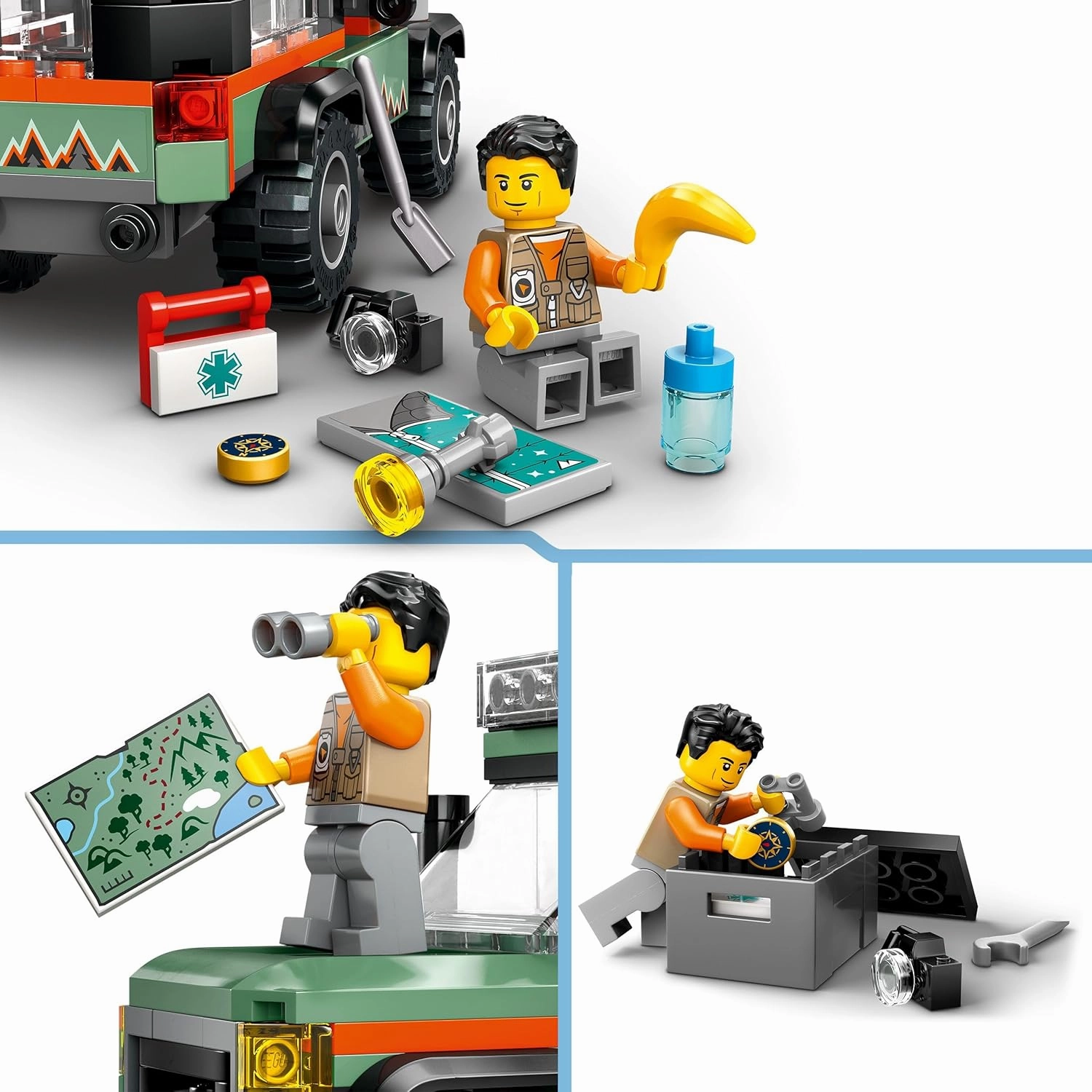 LEGO City Off-Road 4x4 Mountain Truck Adventure Building Kit For Ages 6 