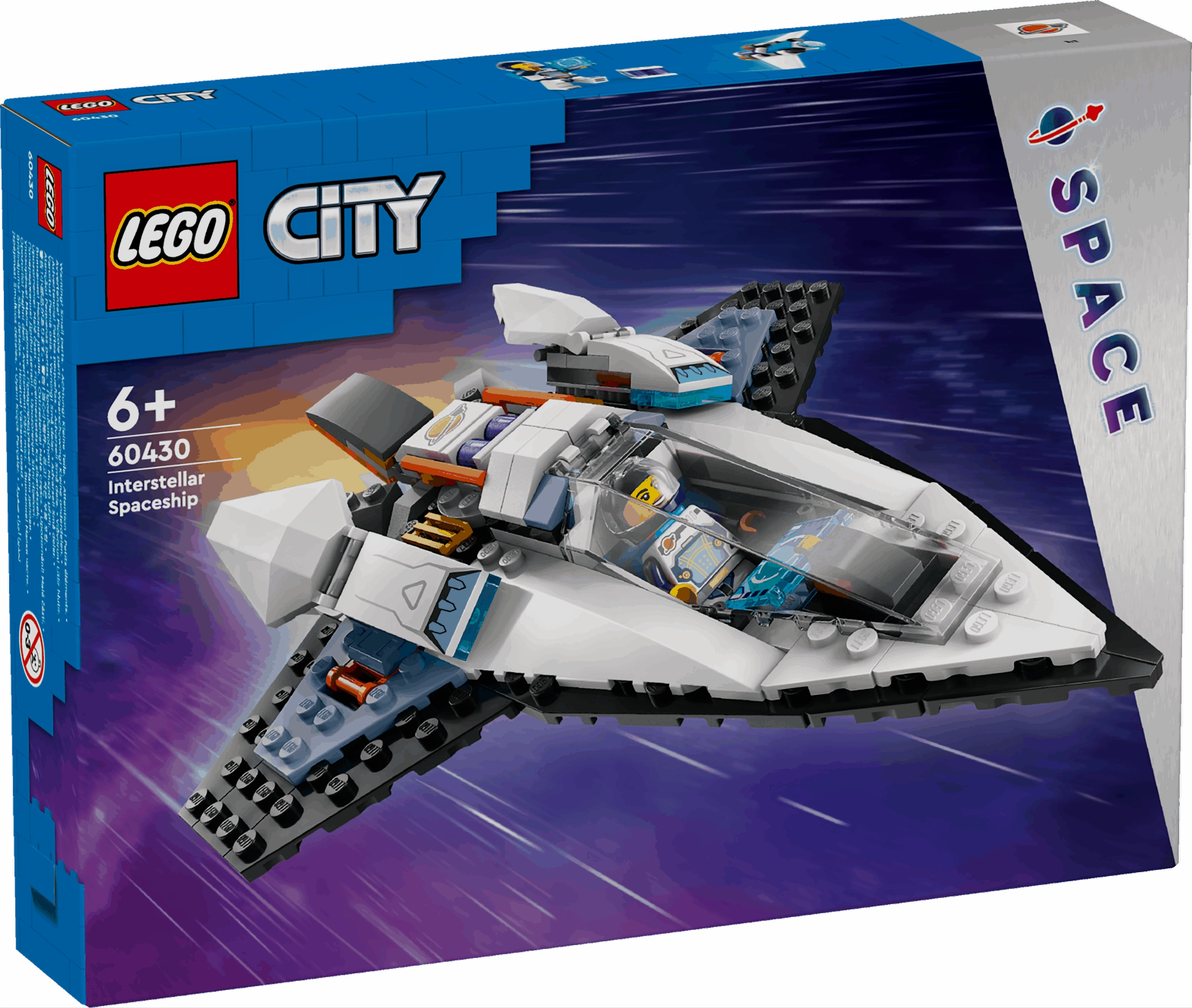 Lego City Space 60430 Interstellar Spaceship Playset for Ages 6 and Up