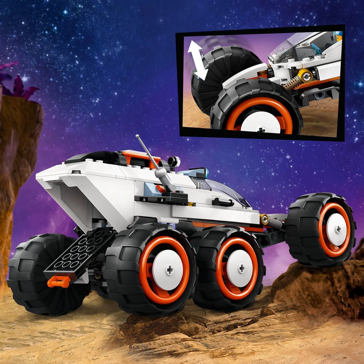 Lego City Space 60431 Space Explorer Rover & Alien Life for Ages 6 