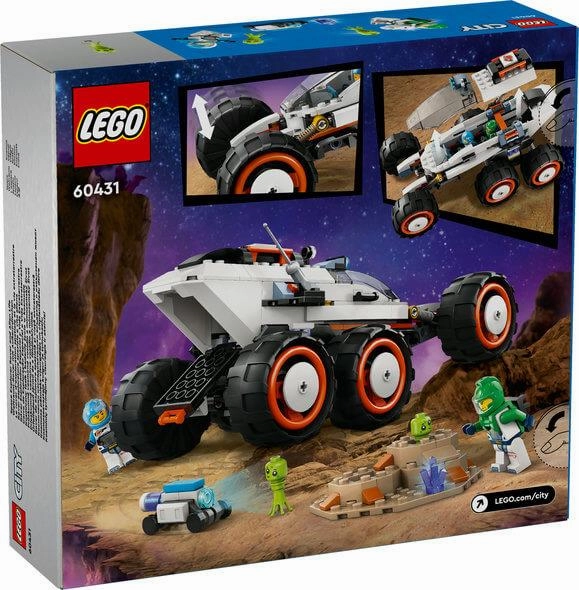 Lego City Space 60431 Space Explorer Rover & Alien Life for Ages 6 