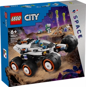 Lego City Space 60431 Space Explorer Rover & Alien Life for Ages 6 