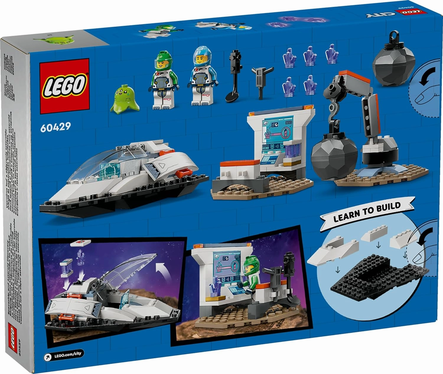 LEGO City Spaceship and Asteroid Discovery Set Building Kit for Ages 4 