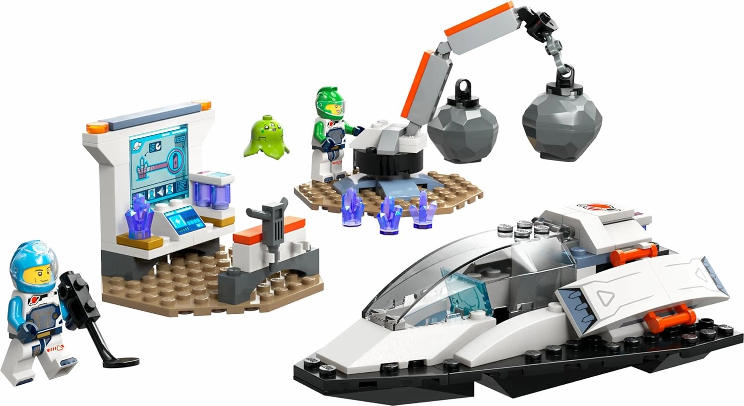 LEGO City Spaceship and Asteroid Discovery Set Building Kit for Ages 4 