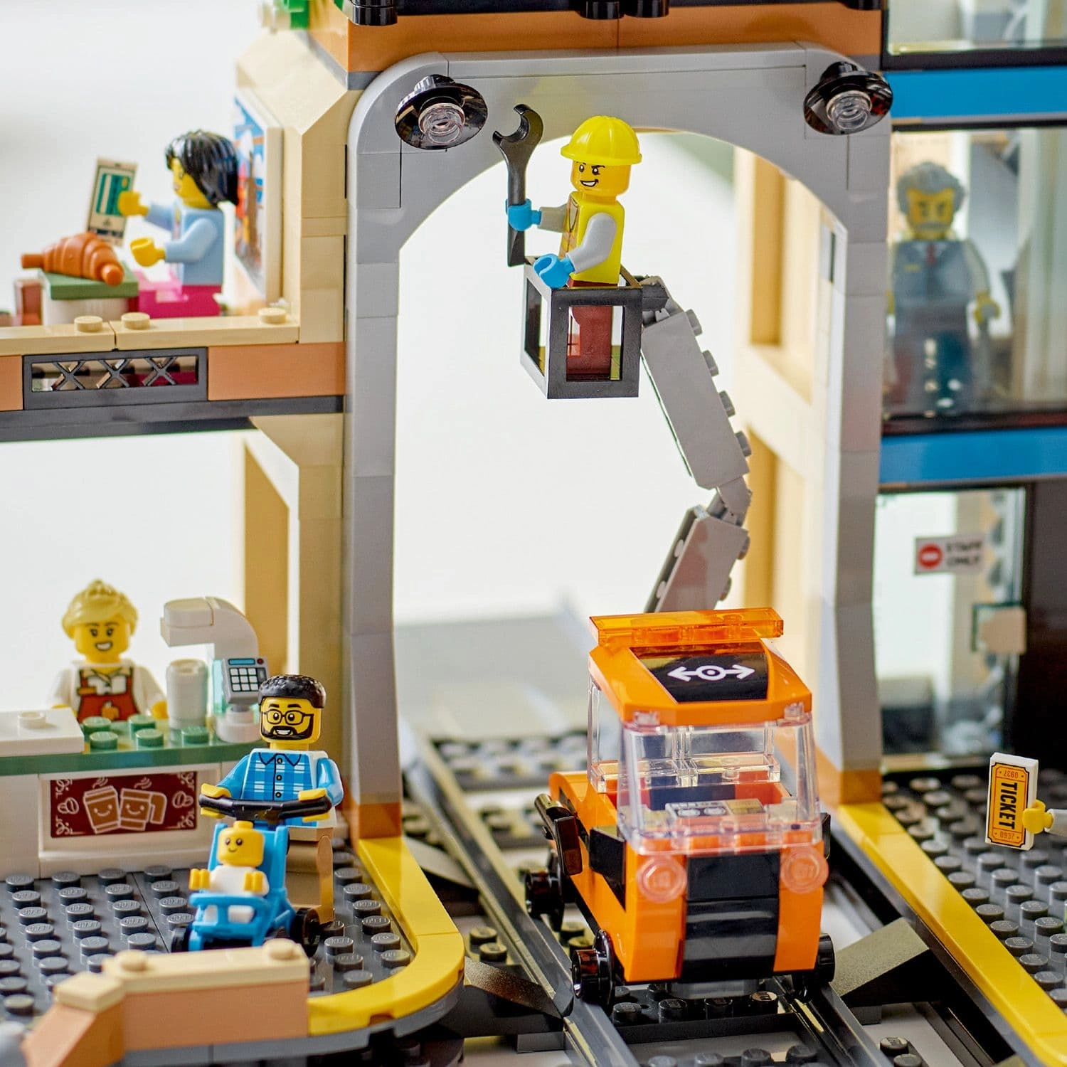Lego City Trains 60469 Central Train Station Playset for Ages 7 and Up