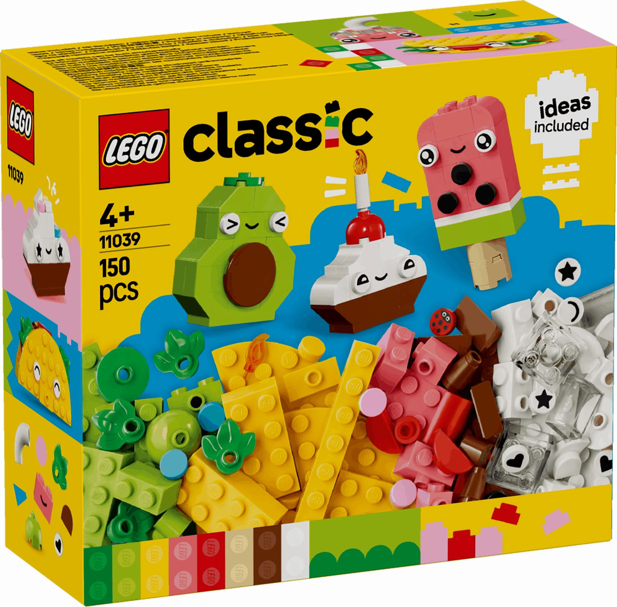 Lego Classic 11039 Creative Food Friends Toy Playset for Ages 4 and Up