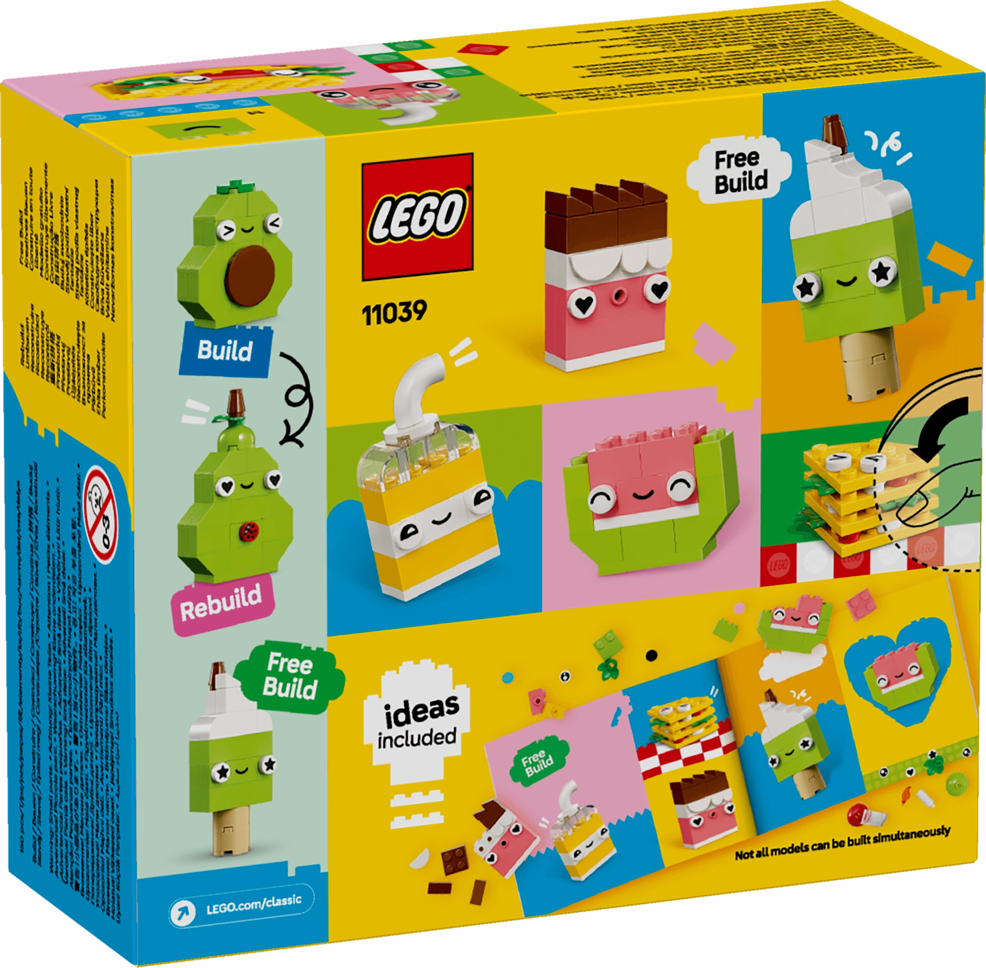Lego Classic 11039 Creative Food Friends Toy Playset for Ages 4 and Up