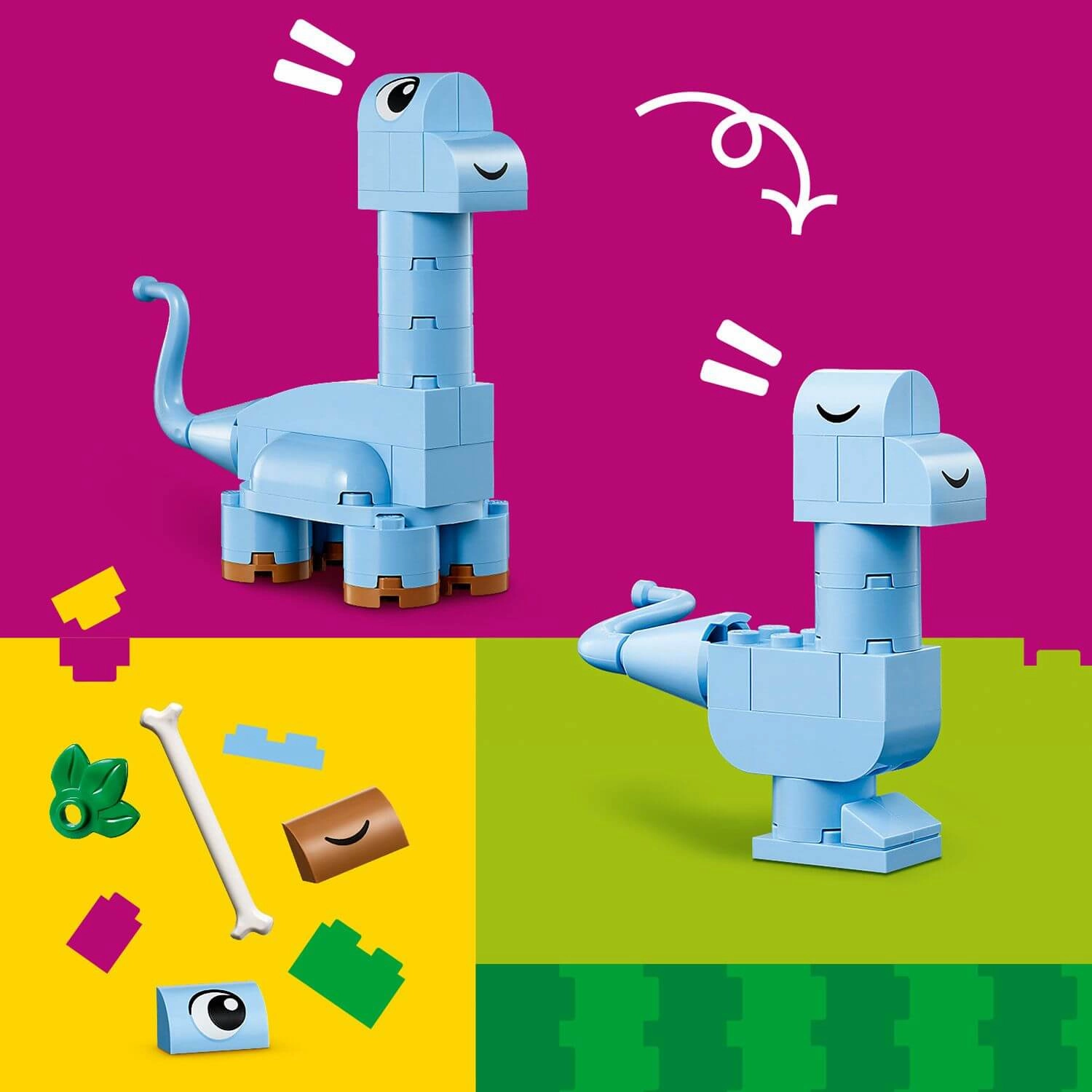 Lego Classic 11041 Creative Dinosaurs Toy Playset for Ages 5 and Up