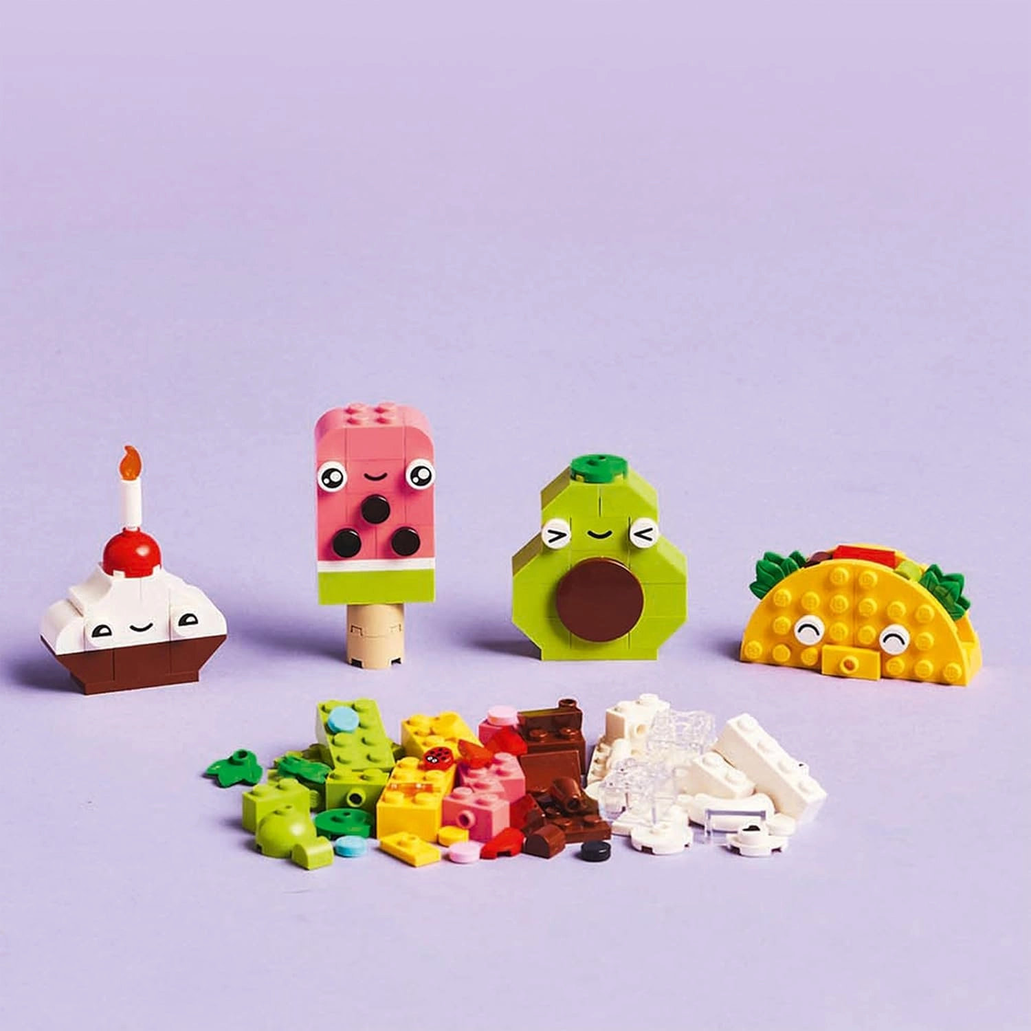 LEGO Classic Creative Food Friends Building Kit For Ages 4 