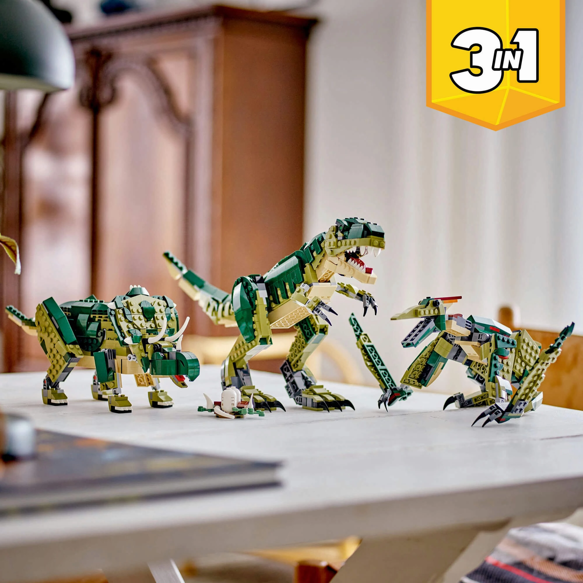 Lego Creator 3 in 1 31151 T. Rex Rebuildable Playset for Ages 9 and Up