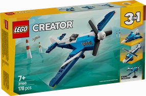 Lego Creator 3 in 1 31160 Aircraft: Race Plane Playset for Ages 7 & Up