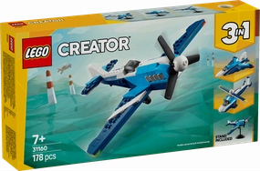 Lego Creator 3 in 1 31160 Aircraft: Race Plane Playset for Ages 7 & Up