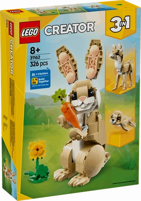 Lego Creator 3 in 1 31162 Cute Bunny Rebuildable Toy for Ages 8 and Up