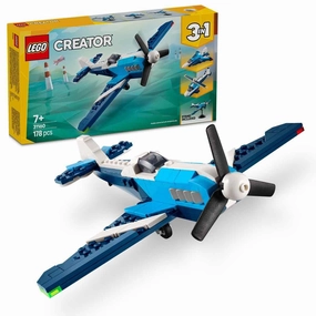LEGO Creator 3in1 Aircraft Race Plane Building Kit For Ages 7 
