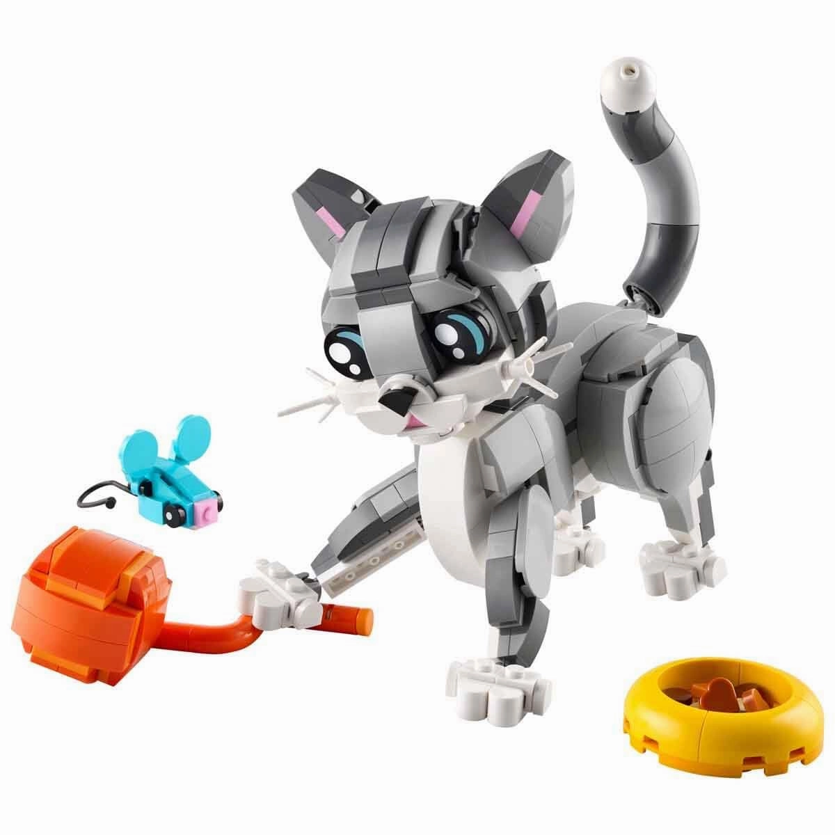 LEGO Creator 3in1 Playful Cat Playset Building Kit For Ages 8 