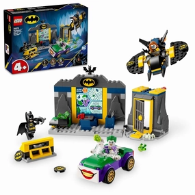 LEGO DC Batman The Batcave with Batman, Batgirl & The Joker Toy Set for Ages 4 