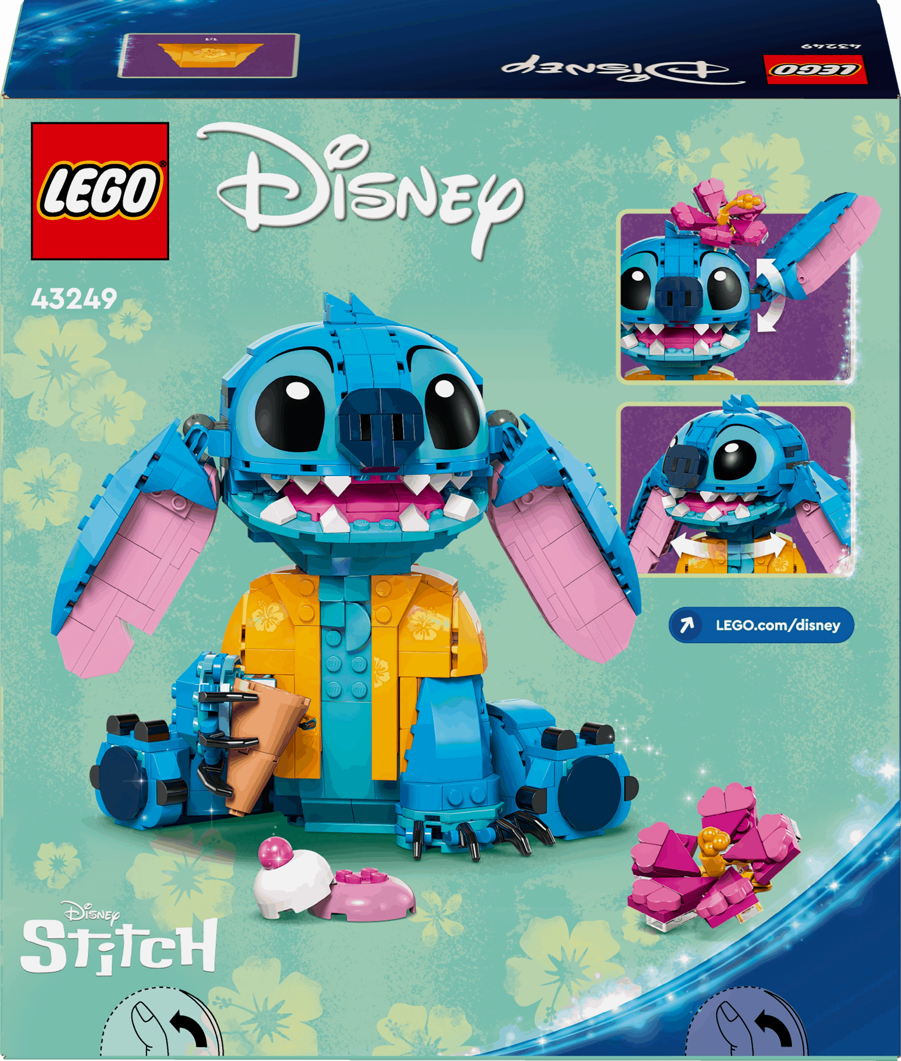Lego Disney 43249 Stitch Buildable Model Toy Playset for Ages 9 and Up