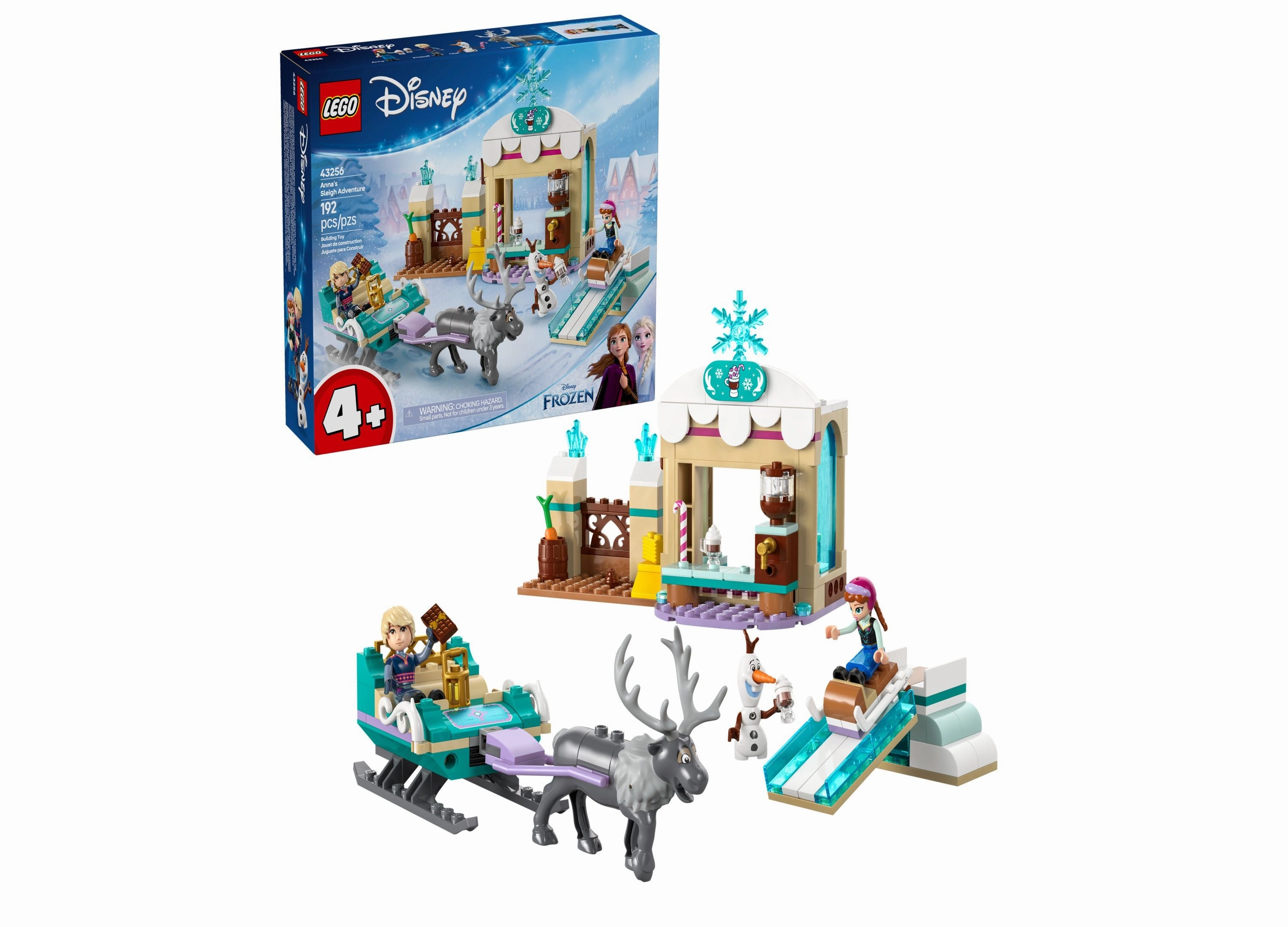 LEGO Disney Frozen Anna and Kristoff's Magical Sleigh Adventure, 192 Pieces
