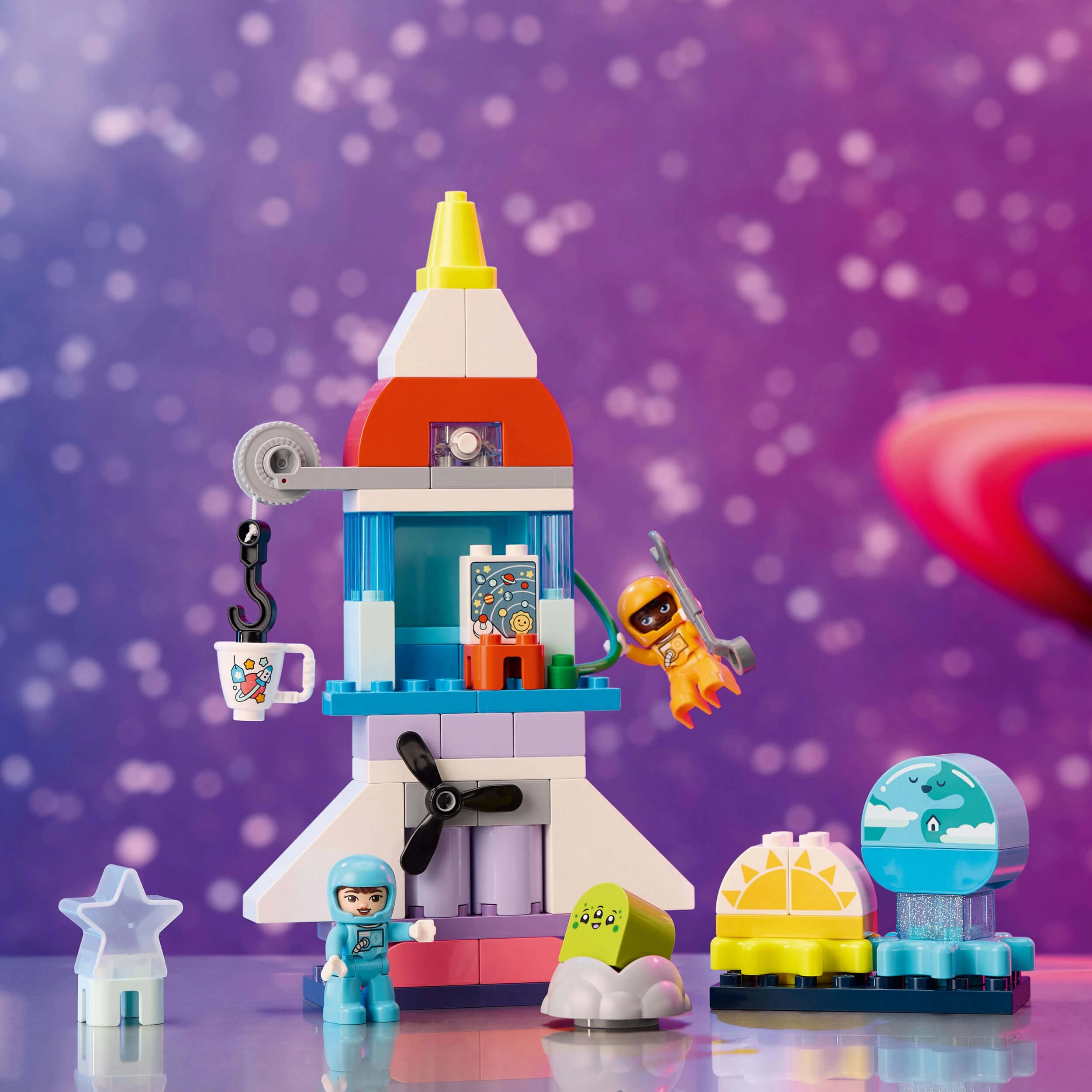 Lego Duplo 10422 3 in 1 Space Shuttle Adventure for Toddlers Ages 3 