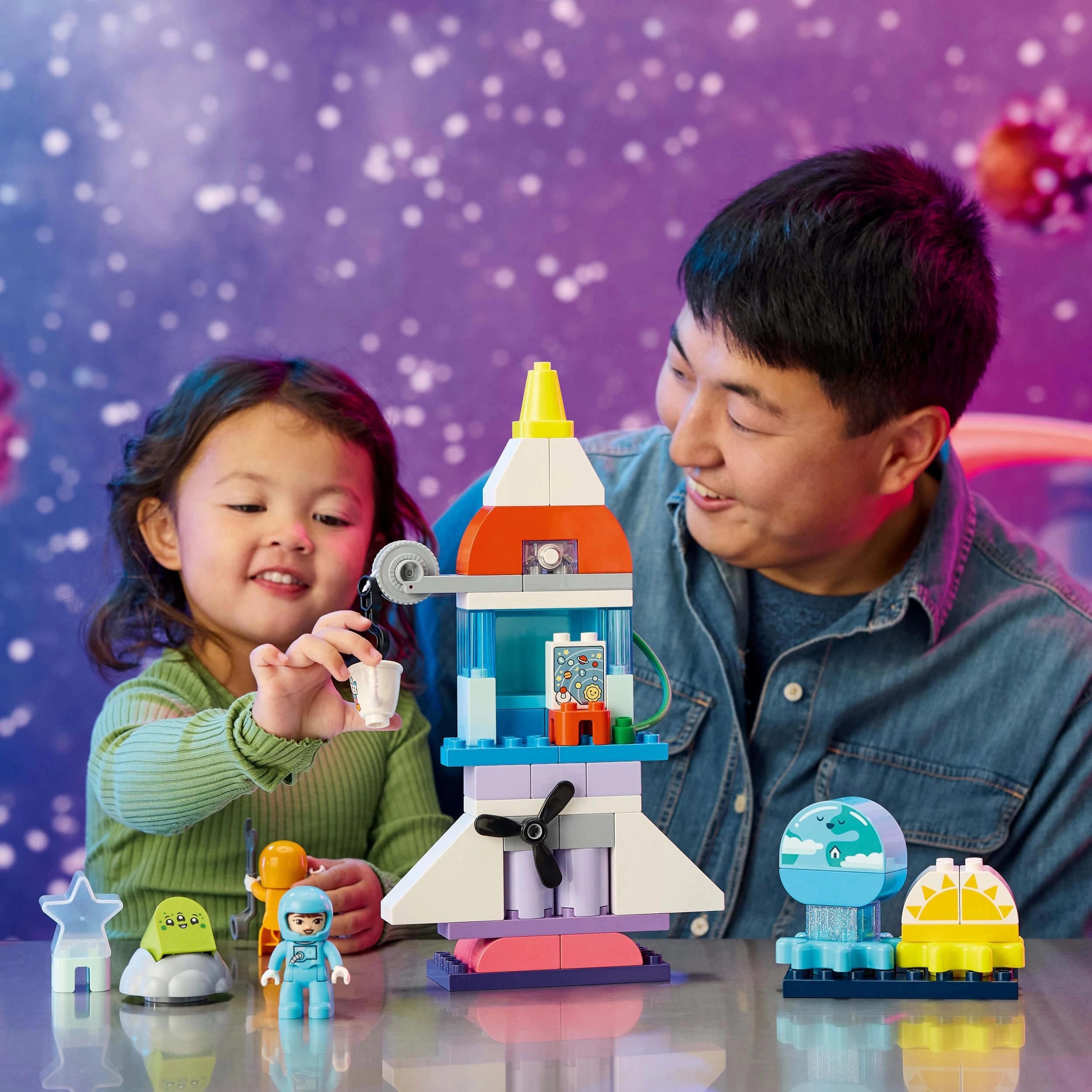 Lego Duplo 10422 3 in 1 Space Shuttle Adventure for Toddlers Ages 3 