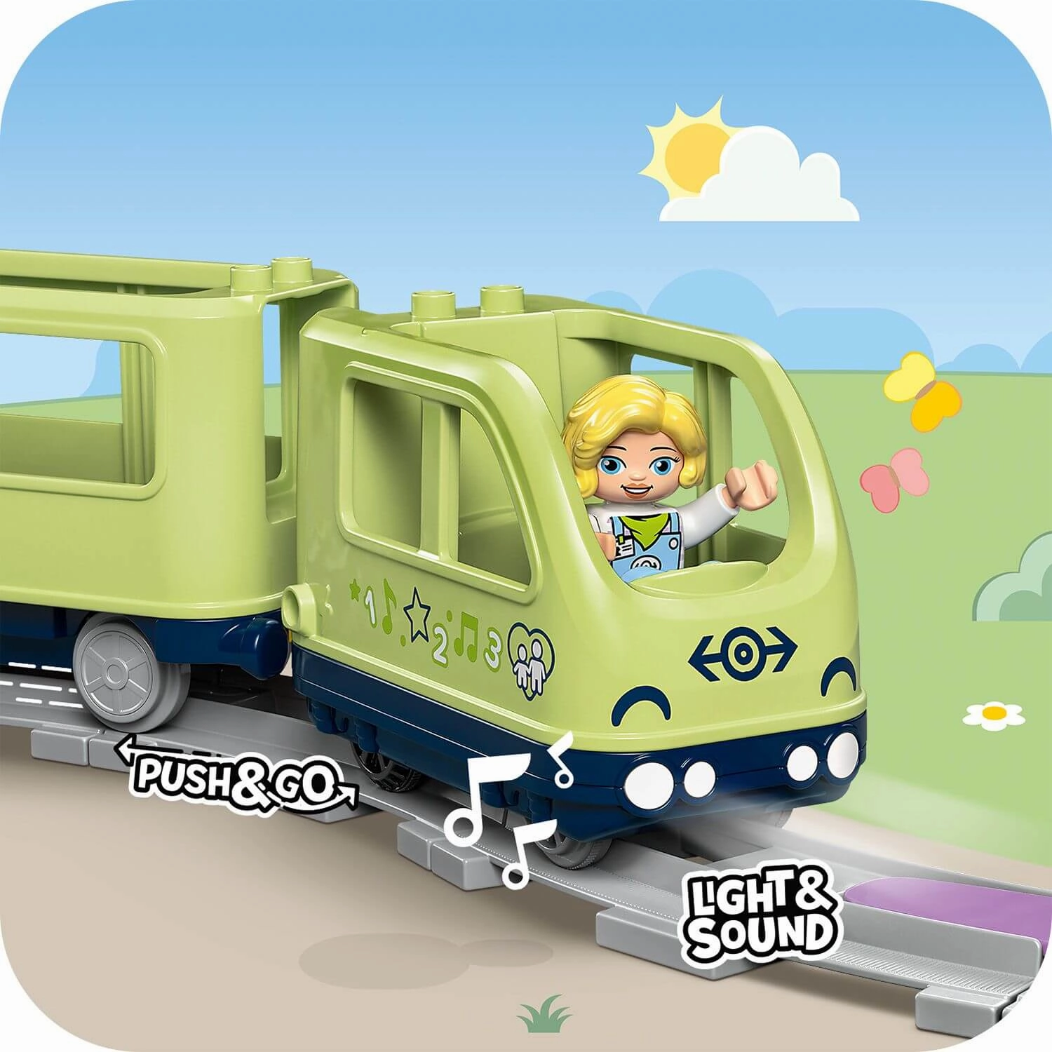 Lego Duplo 10427 Interactive Adventure Train for Toddlers Ages 2 and Up