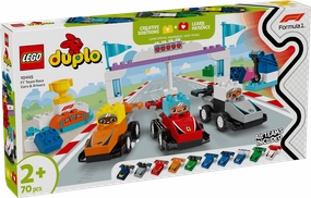 Lego Duplo 10445 F1 Team Race Cars & Drivers for Toddlers Ages 2 & Up
