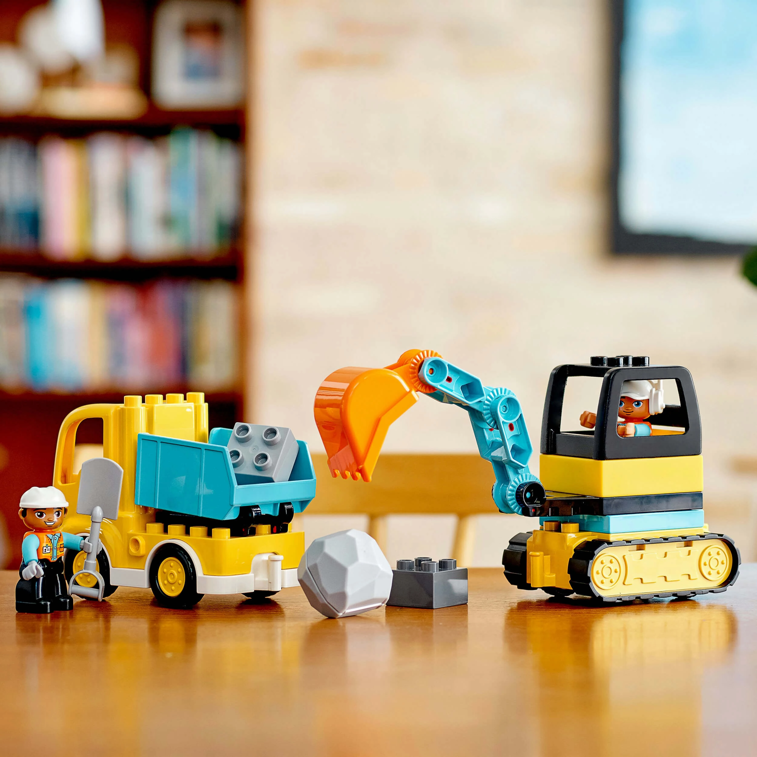 Lego Duplo 10931 Truck and Tracked Excavator for Toddlers Ages 2 & Up