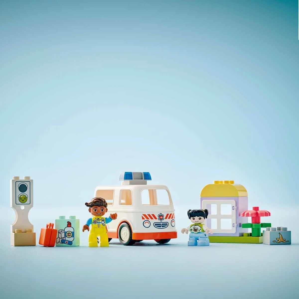 LEGO DUPLO Ambulance & Driver Set Building Kit For Ages 2 