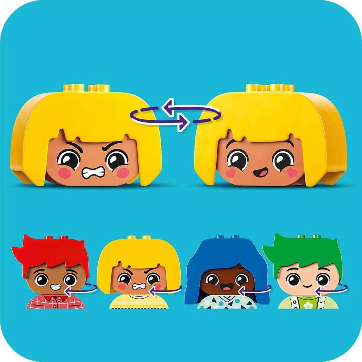 LEGO Duplo My First Big Feelings & Emotions Building Kit For Ages 2 