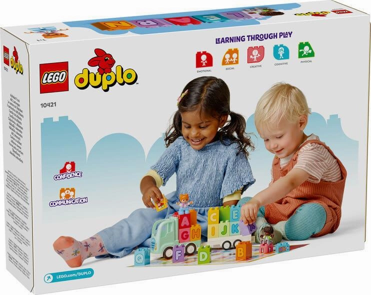 Lego Duplo Town 10421 Alphabet Truck Playset for Toddlers Ages 2 & Up