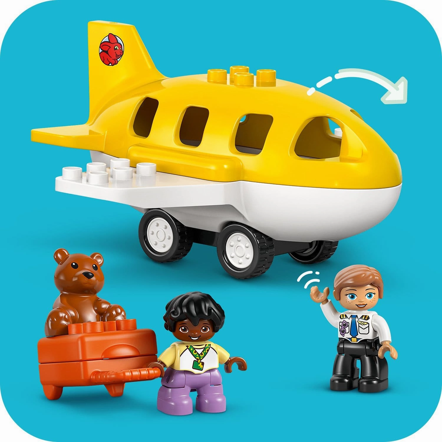 Lego Duplo Town 10443 First Time at the Airport Set for Ages 2 and Up