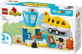 Lego Duplo Town 10443 First Time at the Airport Set for Ages 2 and Up