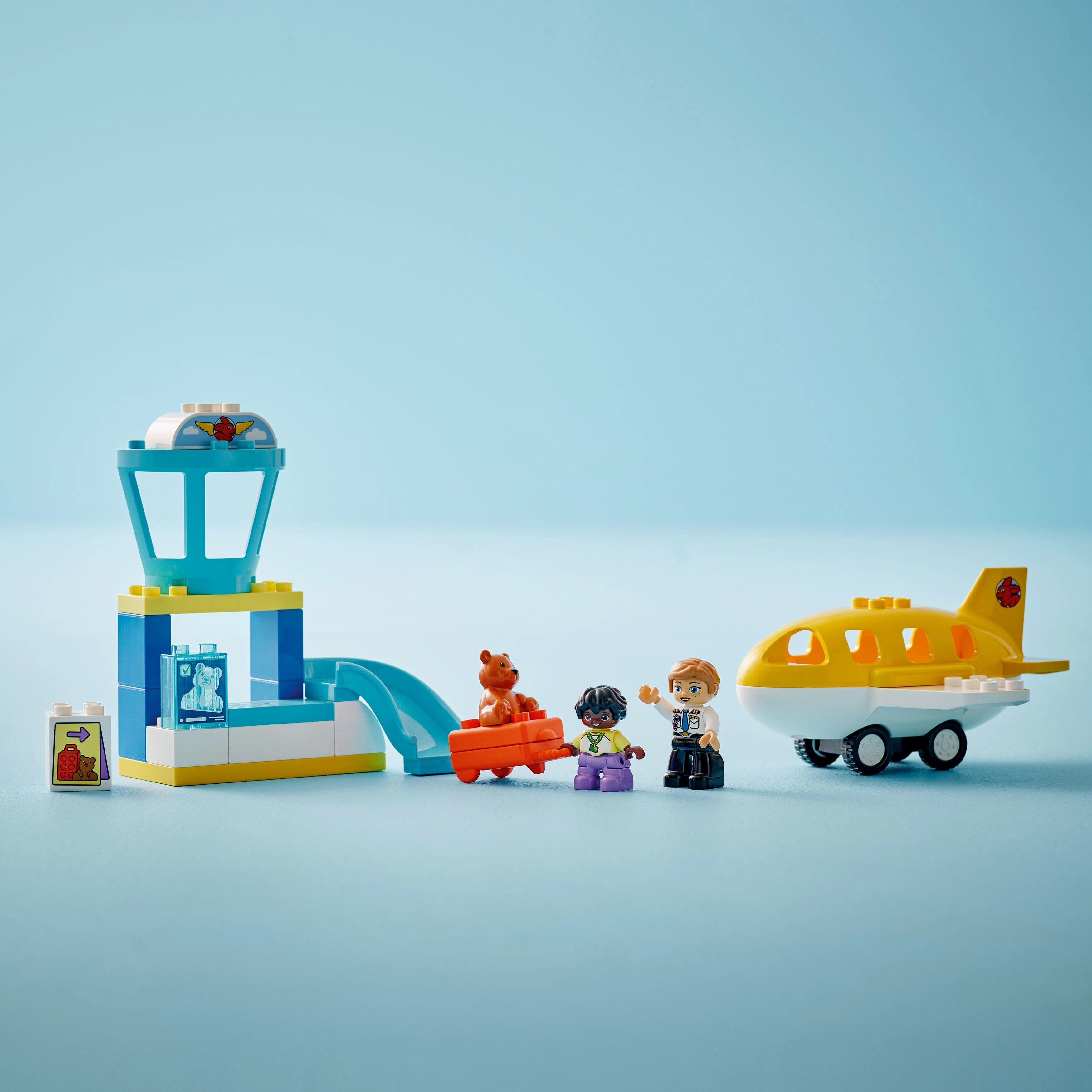 Lego Duplo Town 10443 First Time at the Airport Set for Ages 2 and Up