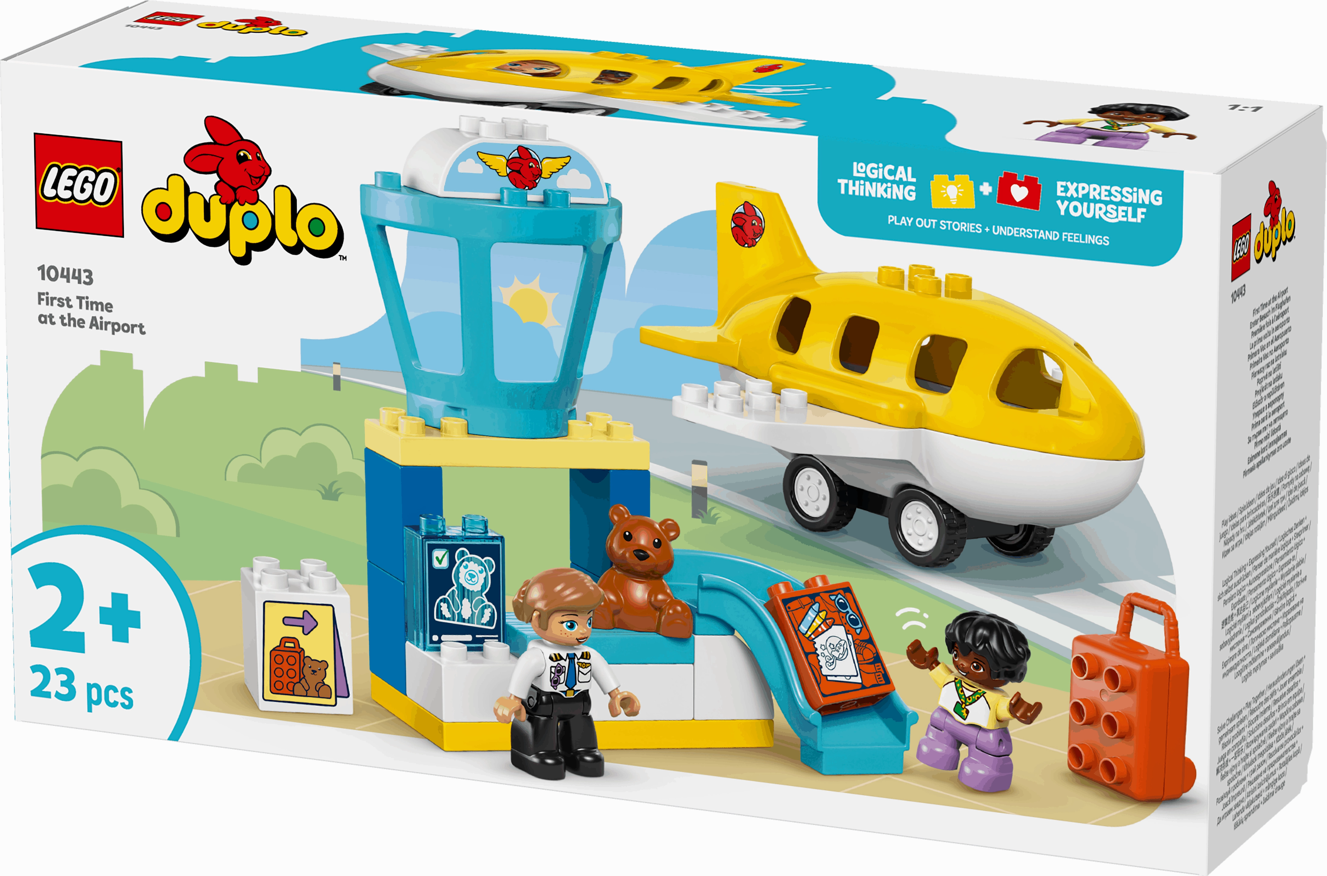 Lego Duplo Town 10443 First Time at the Airport Set for Ages 2 and Up