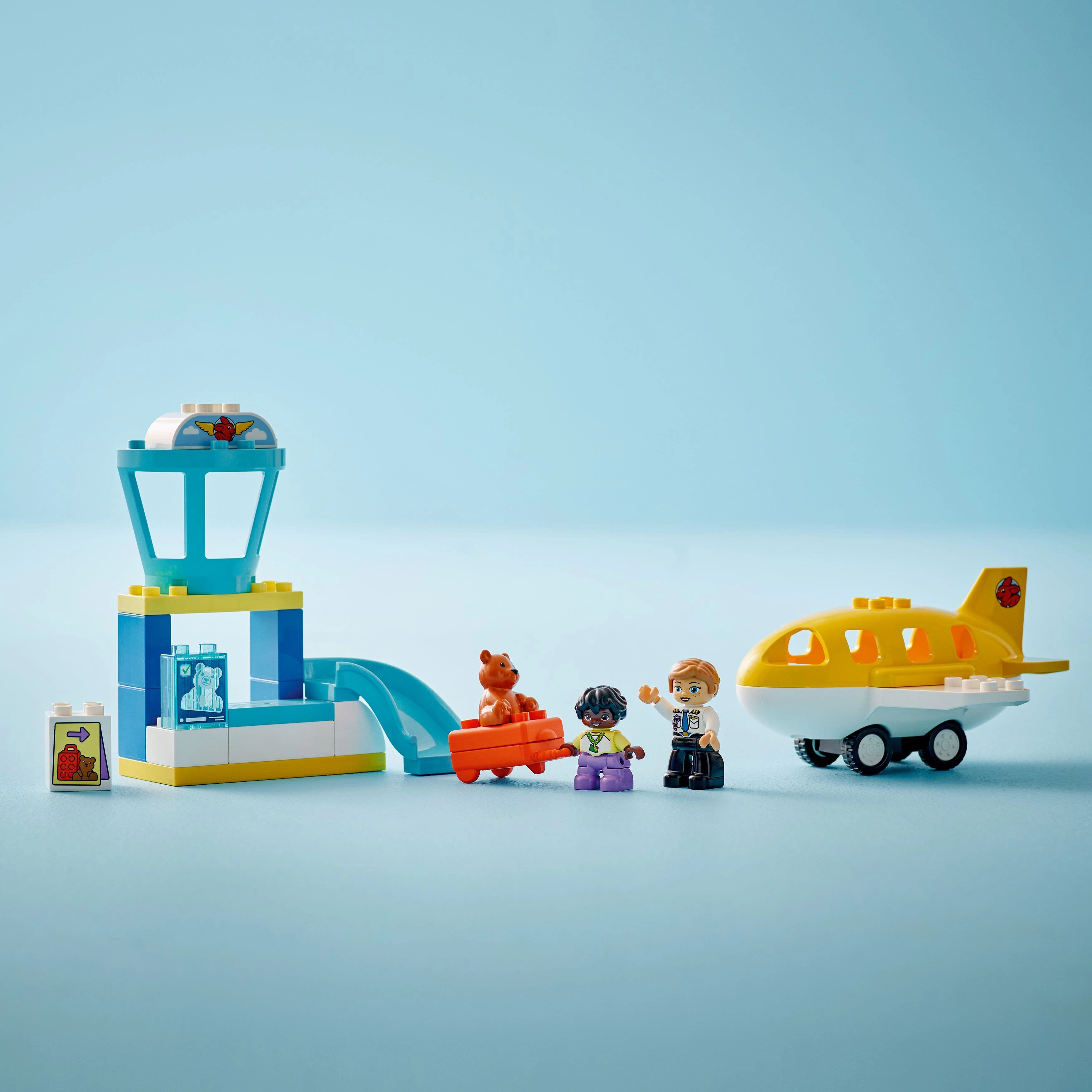 Lego Duplo Town 10443 First Time at the Airport Set for Ages 2 and Up