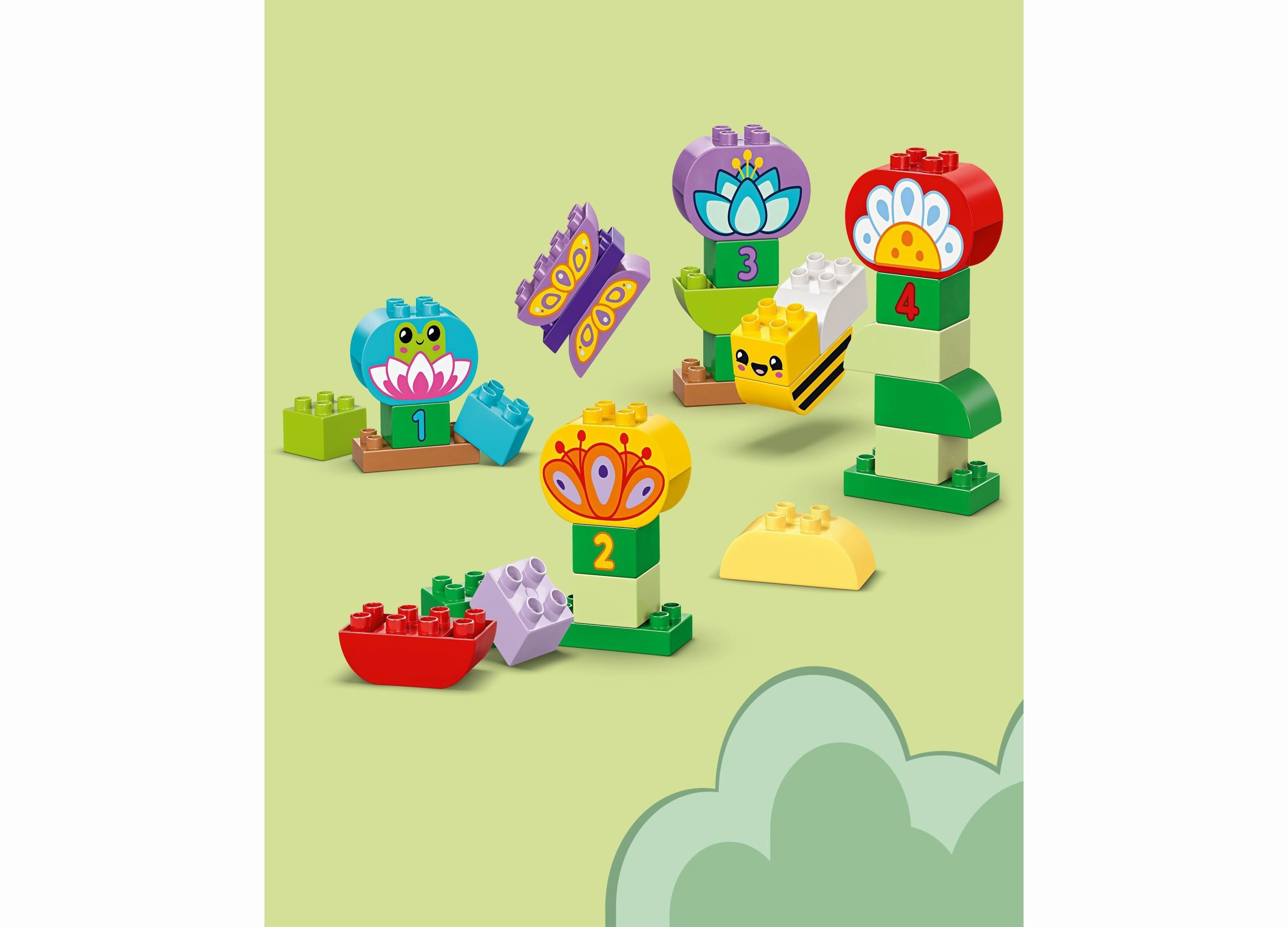 LEGO DUPLO Town Creative Garden Flowers Building Set 10444 - 45 Pieces