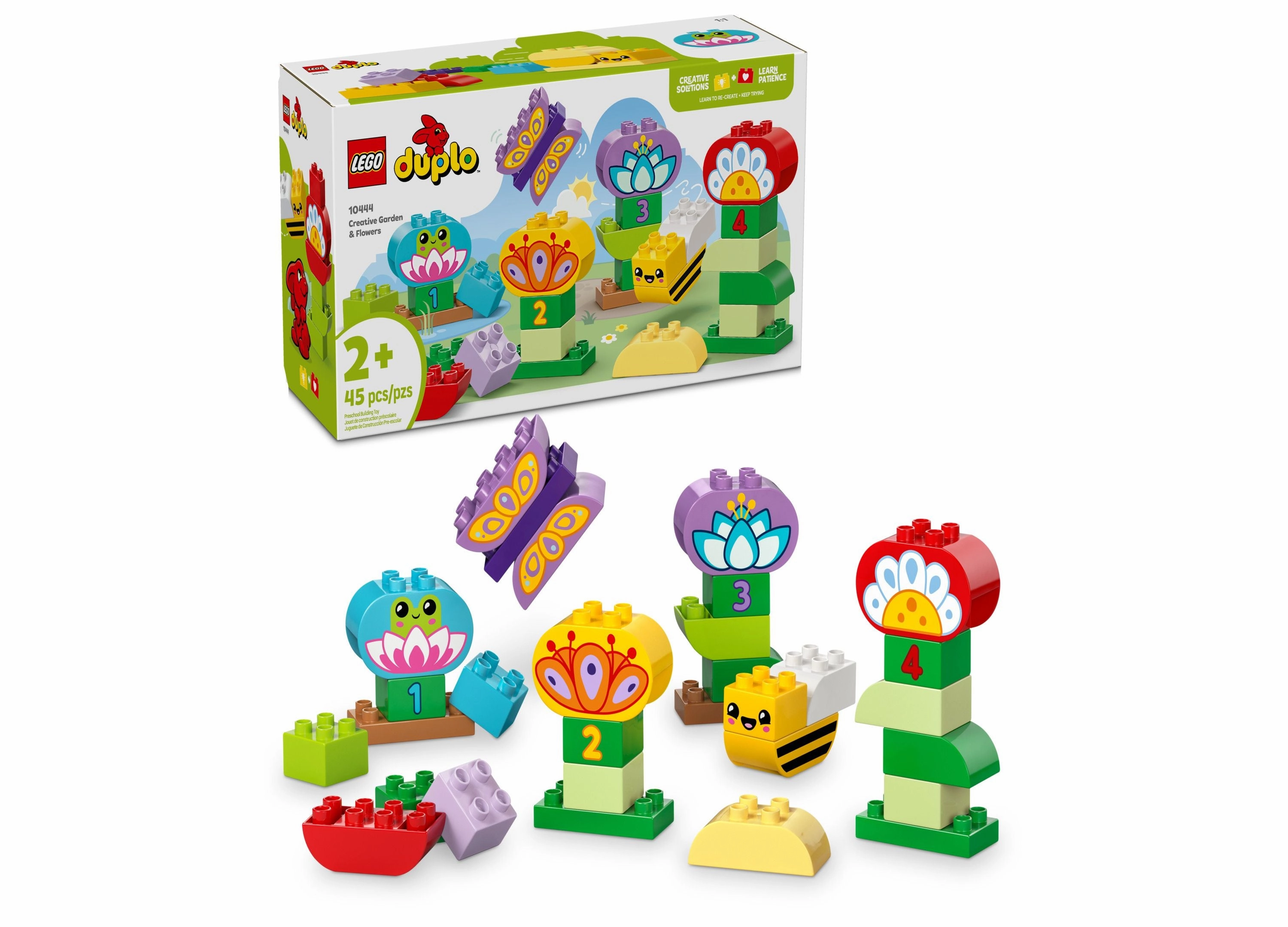 LEGO DUPLO Town Creative Garden Flowers Building Set 10444 - 45 Pieces