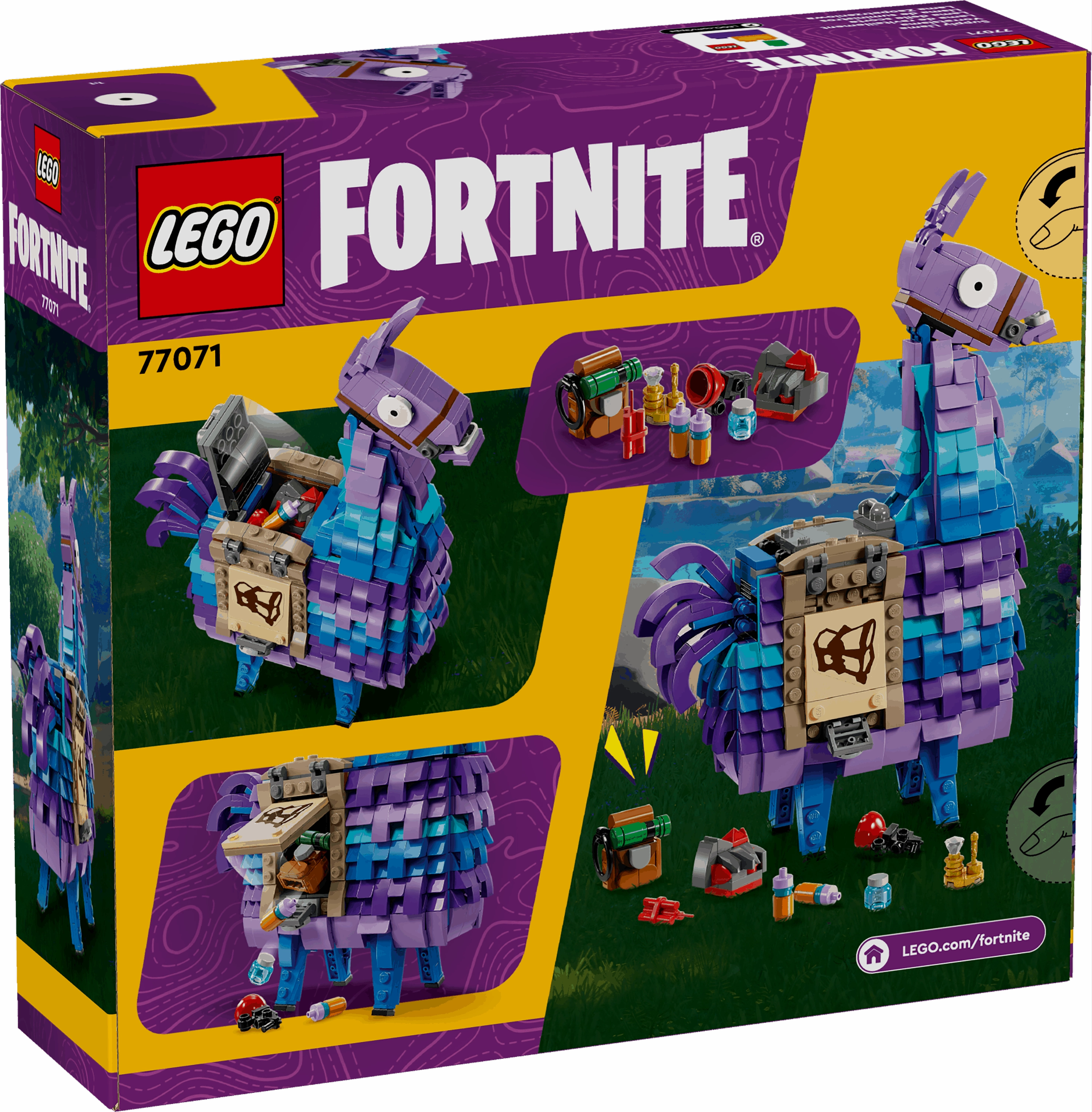 Lego Fortnite 77071 Supply Llama Video Game Playset for Ages 12 and Up
